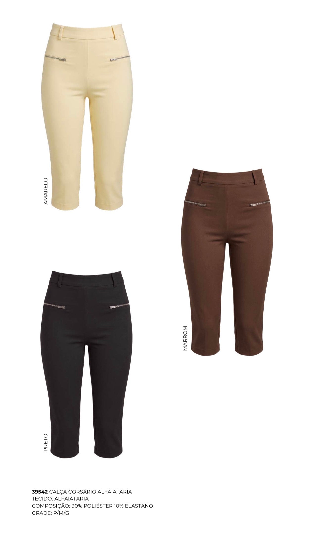 CALÇA CORSÁRIO ALFAIATARIA