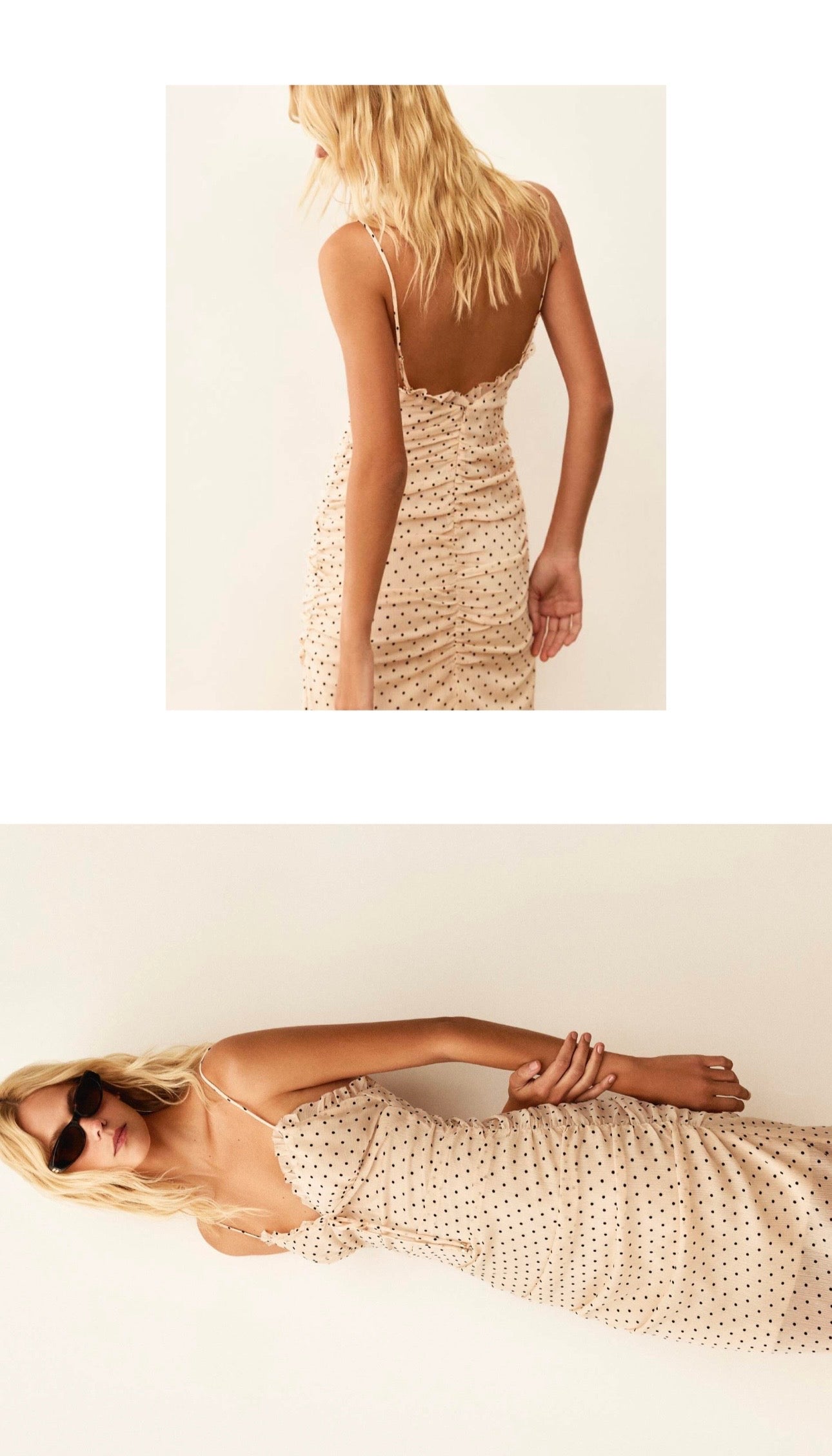 VESTIDO ALÇA CHIFFON FLOCADO