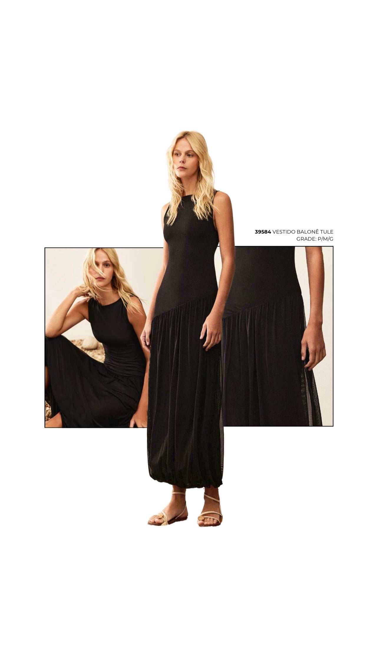 VESTIDO BALONÊ TULE