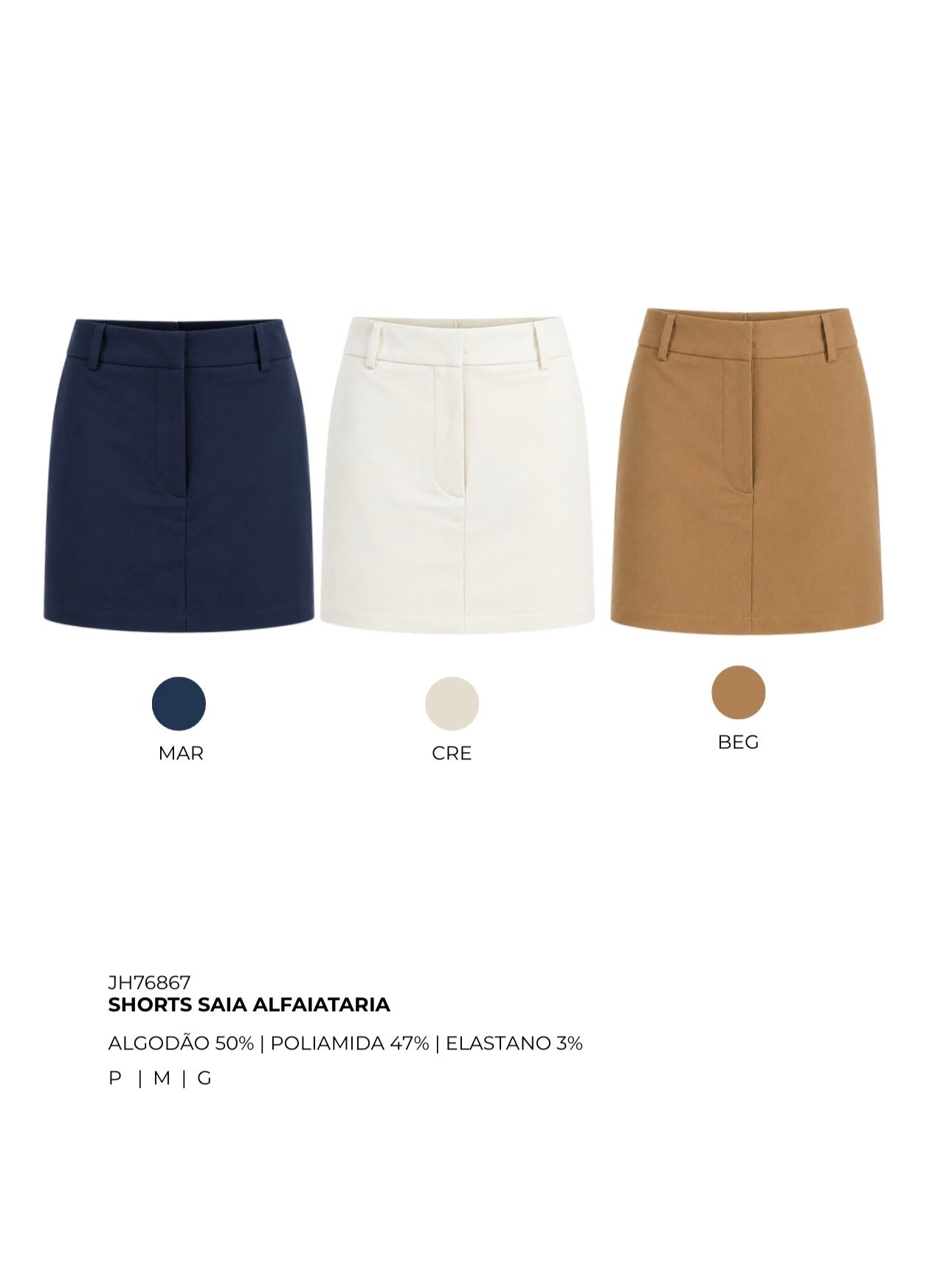 SHORTS SAIA ALFAIATARIA