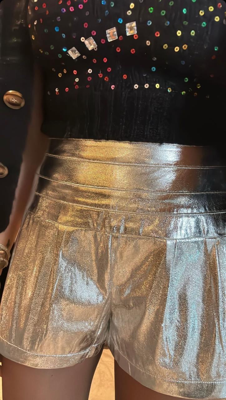 SHORTS METALIZADO OLIVIA