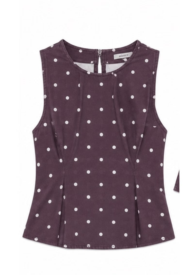 BLUSA PEPLUM SERENA POA