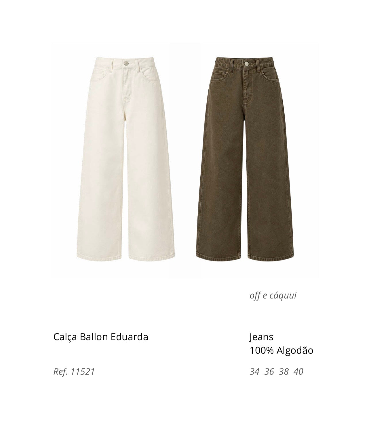 CALÇA BALLON EDUARDA