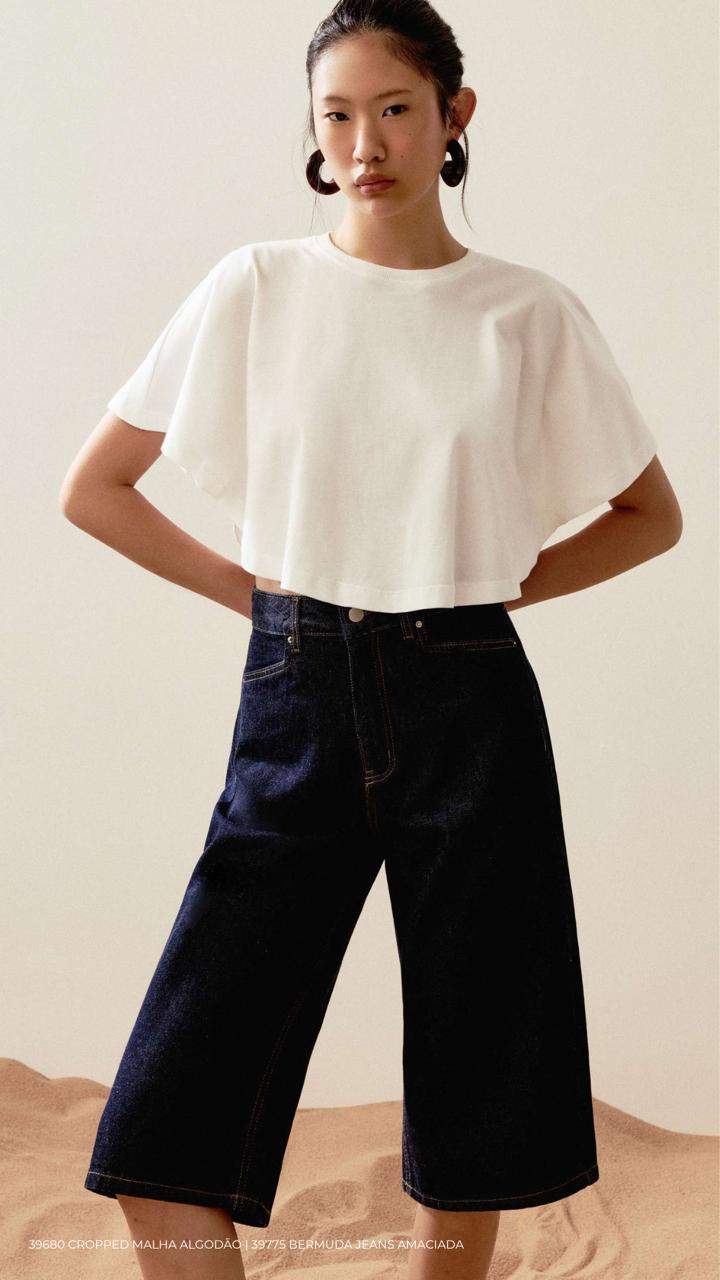 CROPPED MALHA ALGODÃO