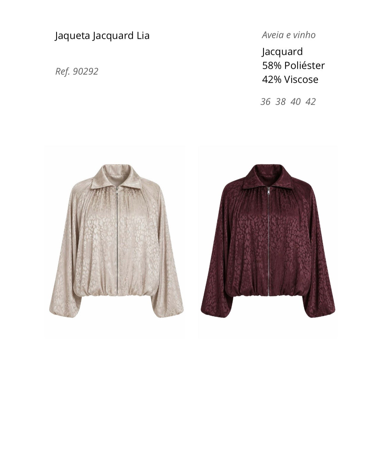 JAQUETA JACQUARD LIA