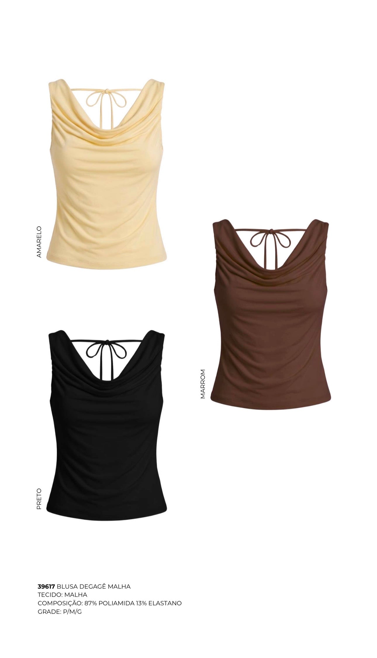 BLUSA DEGAGÊ MALHA