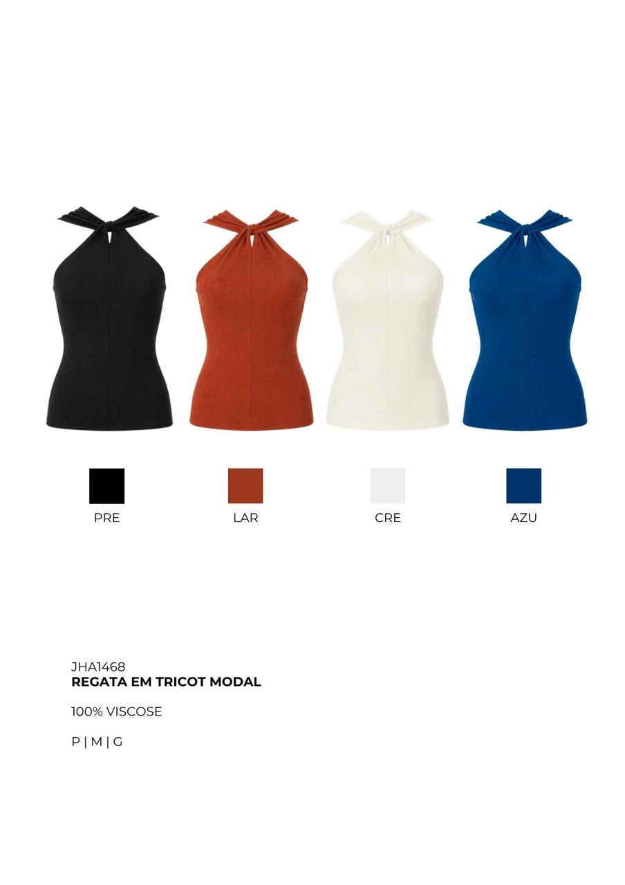 REGATA EM TRICOT MODAL