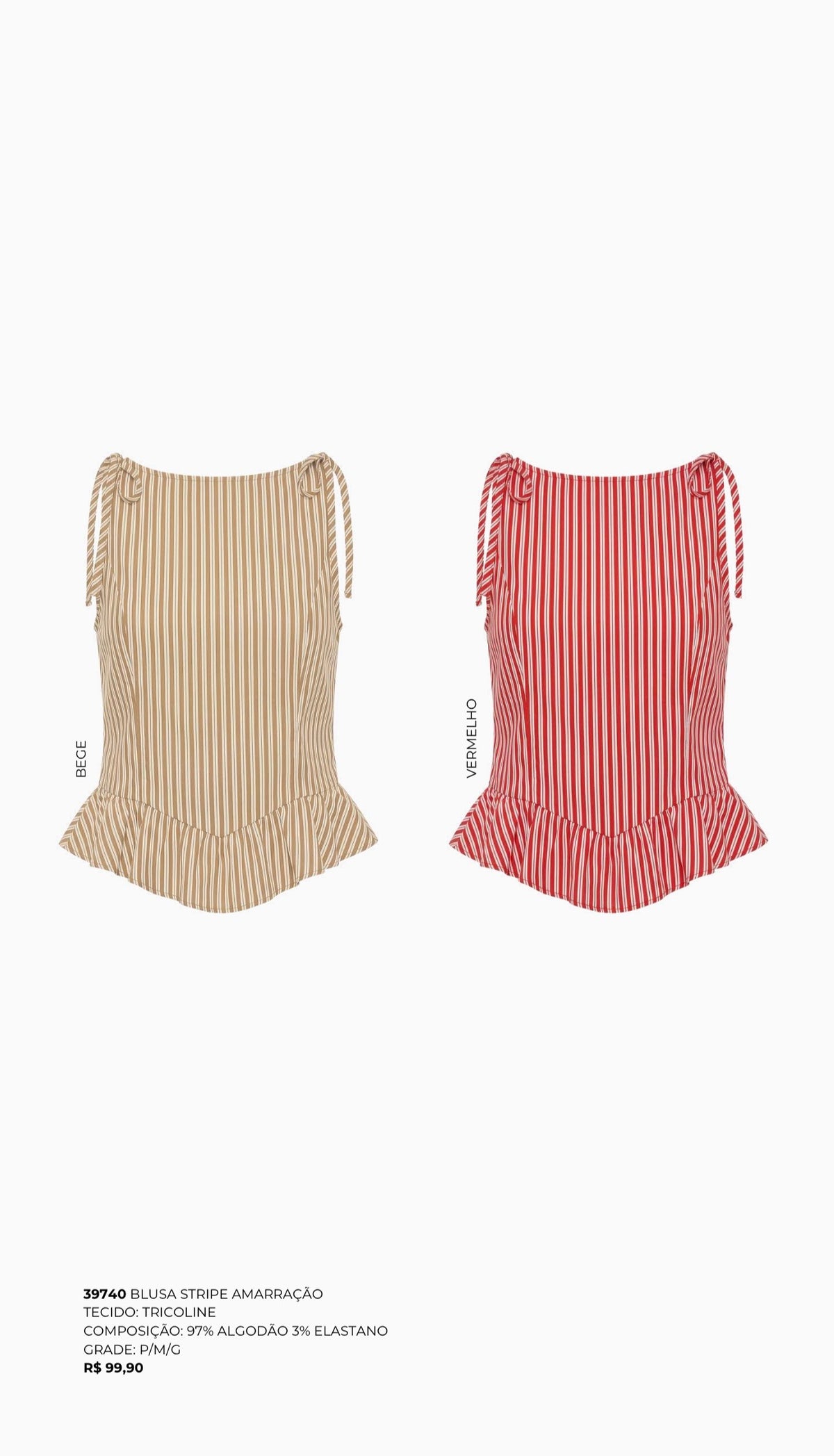 BLUSA STRIPE AMARRAÇÃO