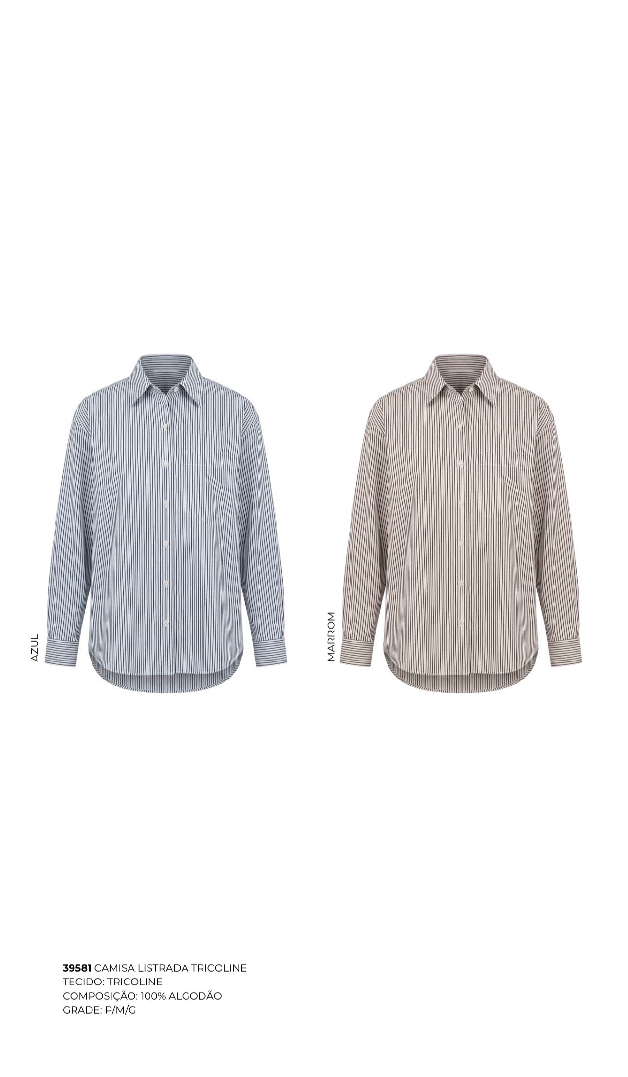 CAMISA LISTRADA TRICOLINE