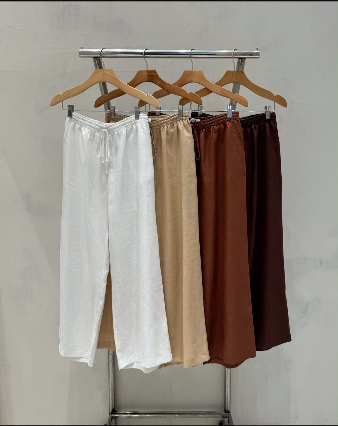 CALÇA LINHO ELÁSTICO CINTURA