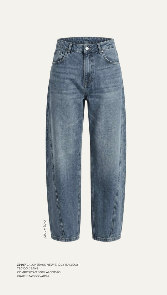 CALÇA JEANS NEW BAGGY BALLOON