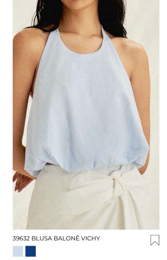 BLUSA BALONÊ VICHY