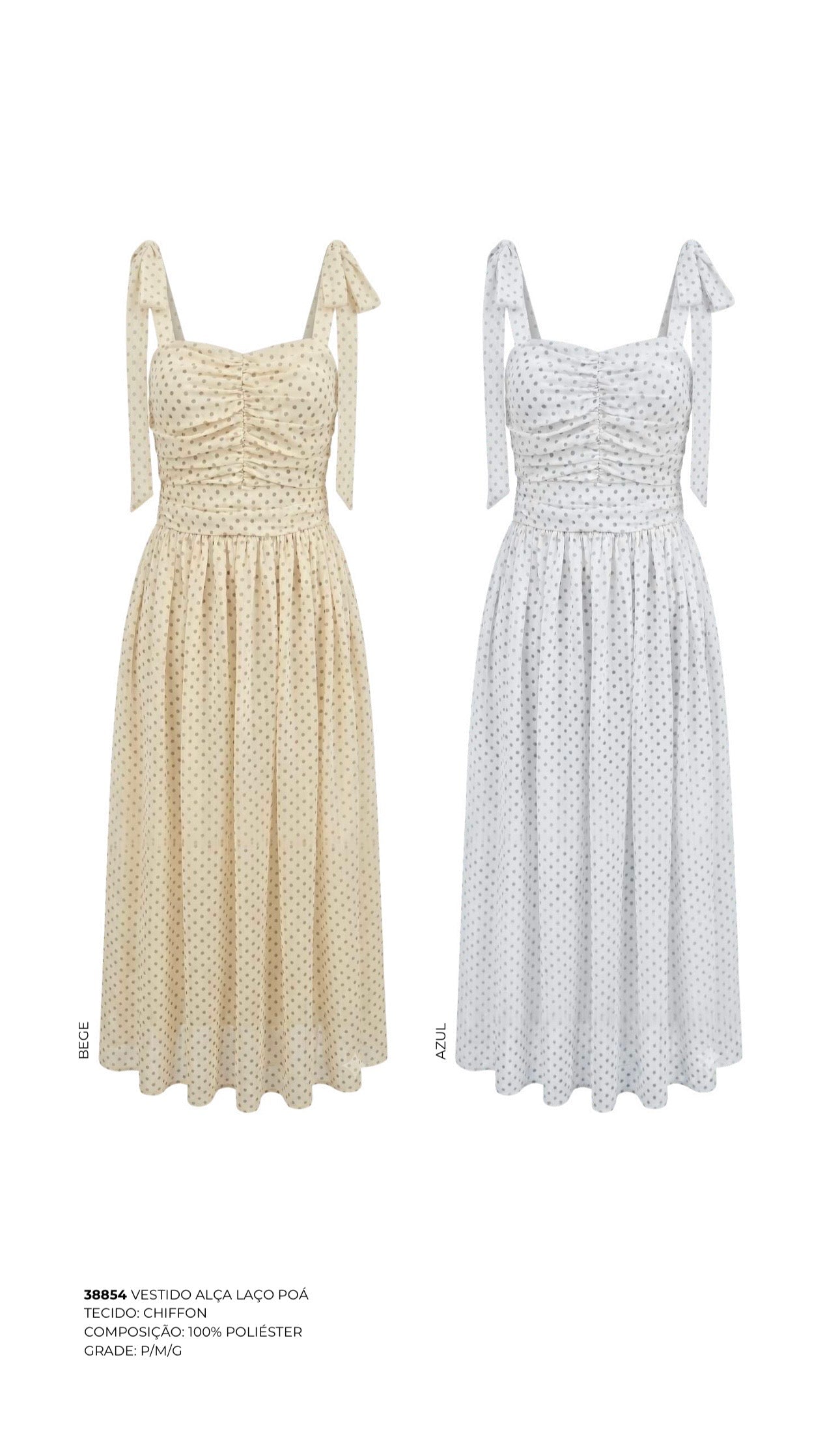 VESTIDO ALÇA LAÇO POÁ