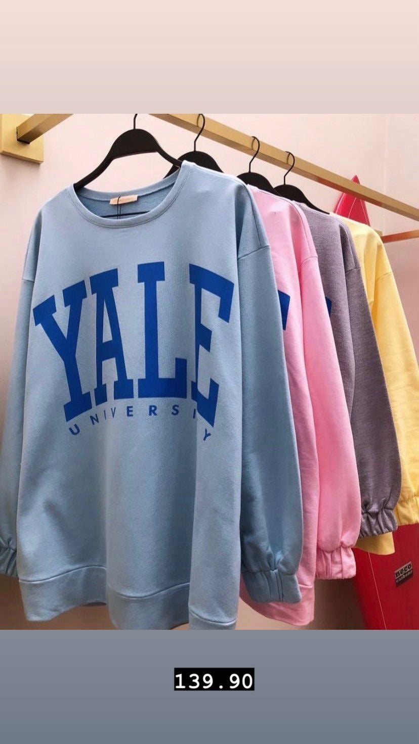 BLUSA MOLETOM YALE