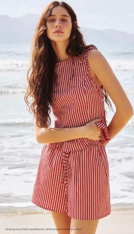 SHORTS STRIPE ELÁSTICO