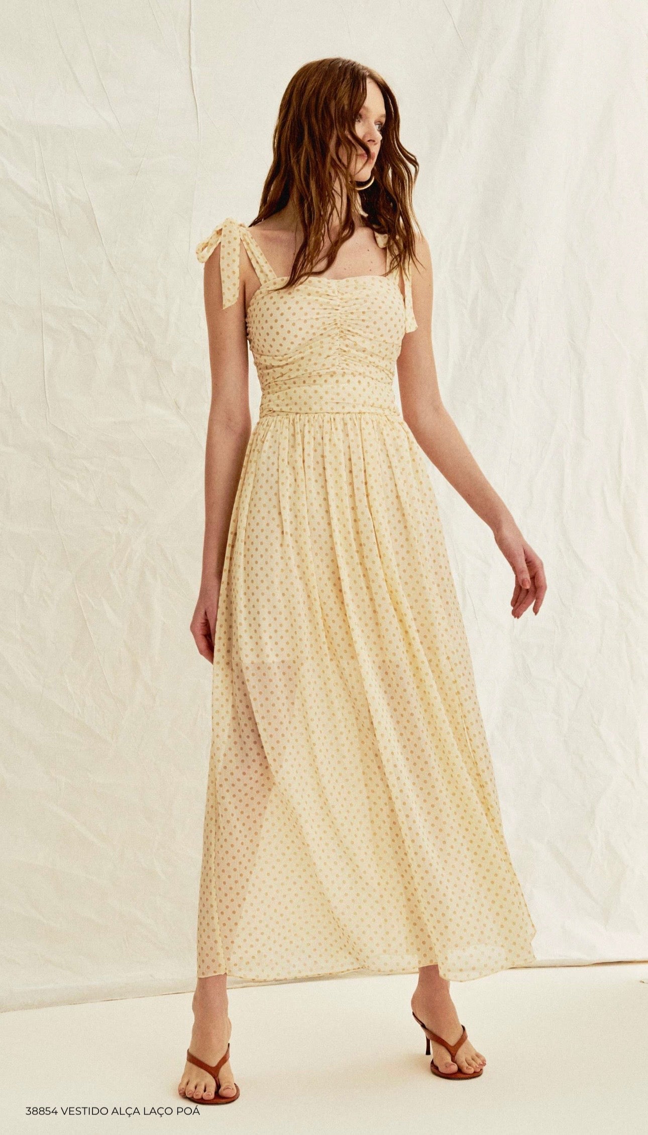VESTIDO ALÇA LAÇO POÁ