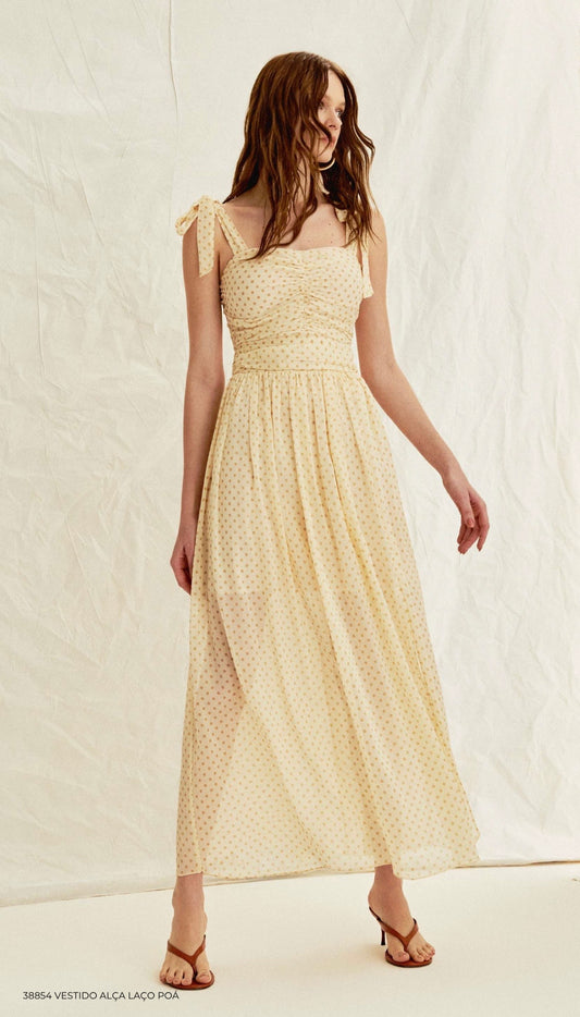 VESTIDO ALÇA LAÇO POÁ