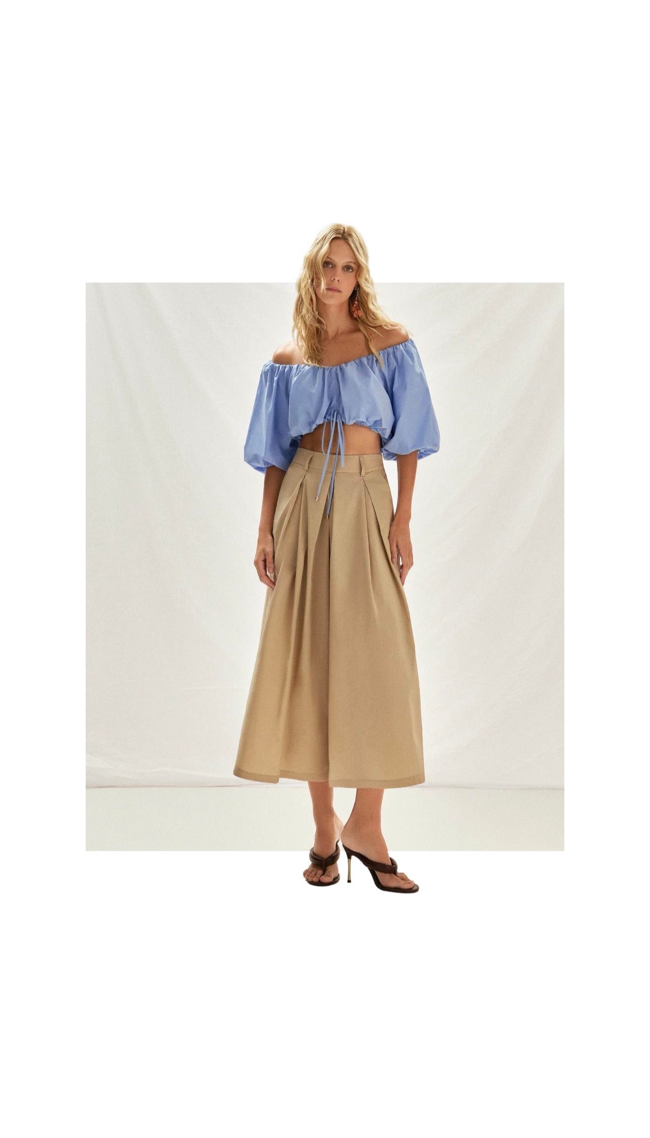 BLUSA OMBRO A OMBRO TRICOLINE