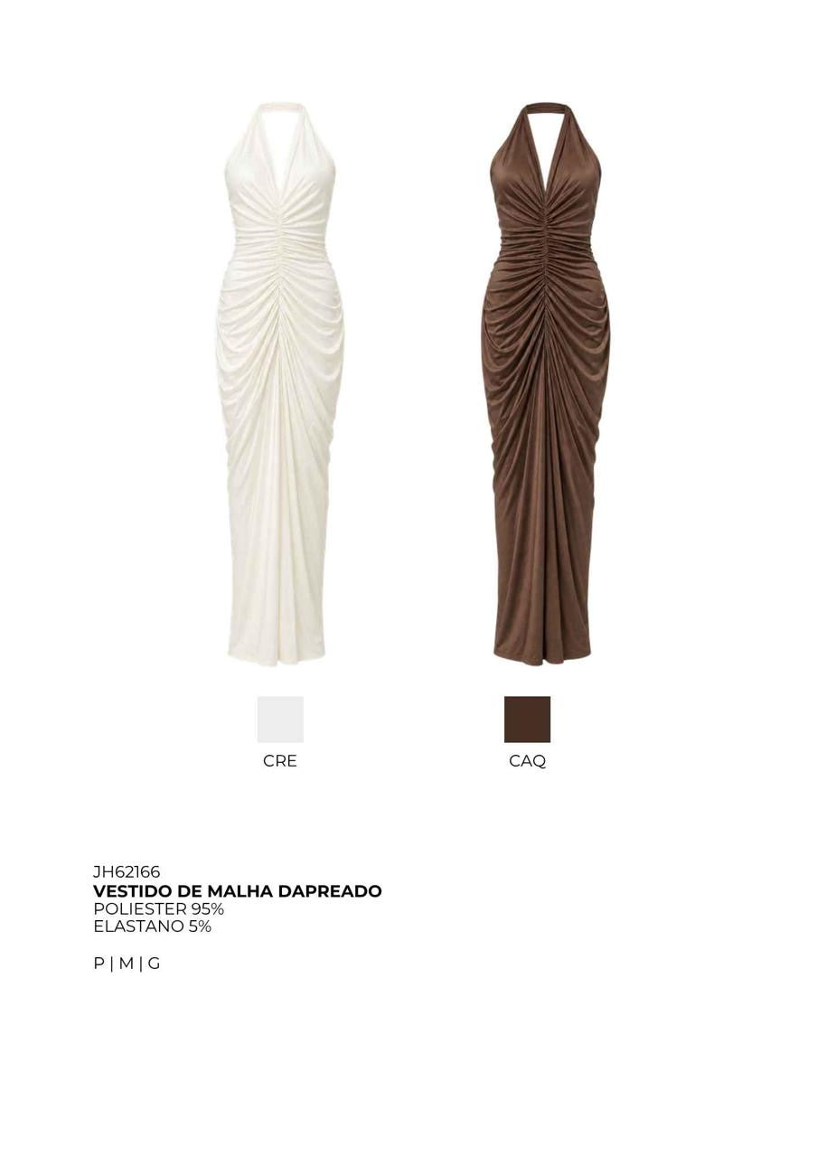 VESTIDO DE MALHA DRAPEADO