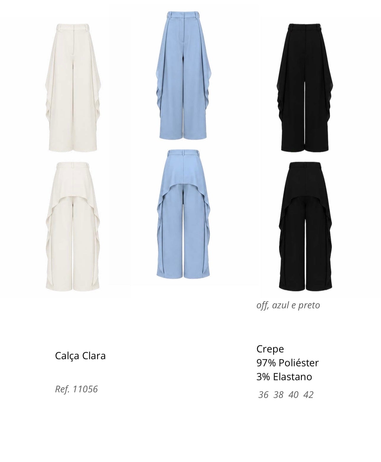 CALÇA CLARA