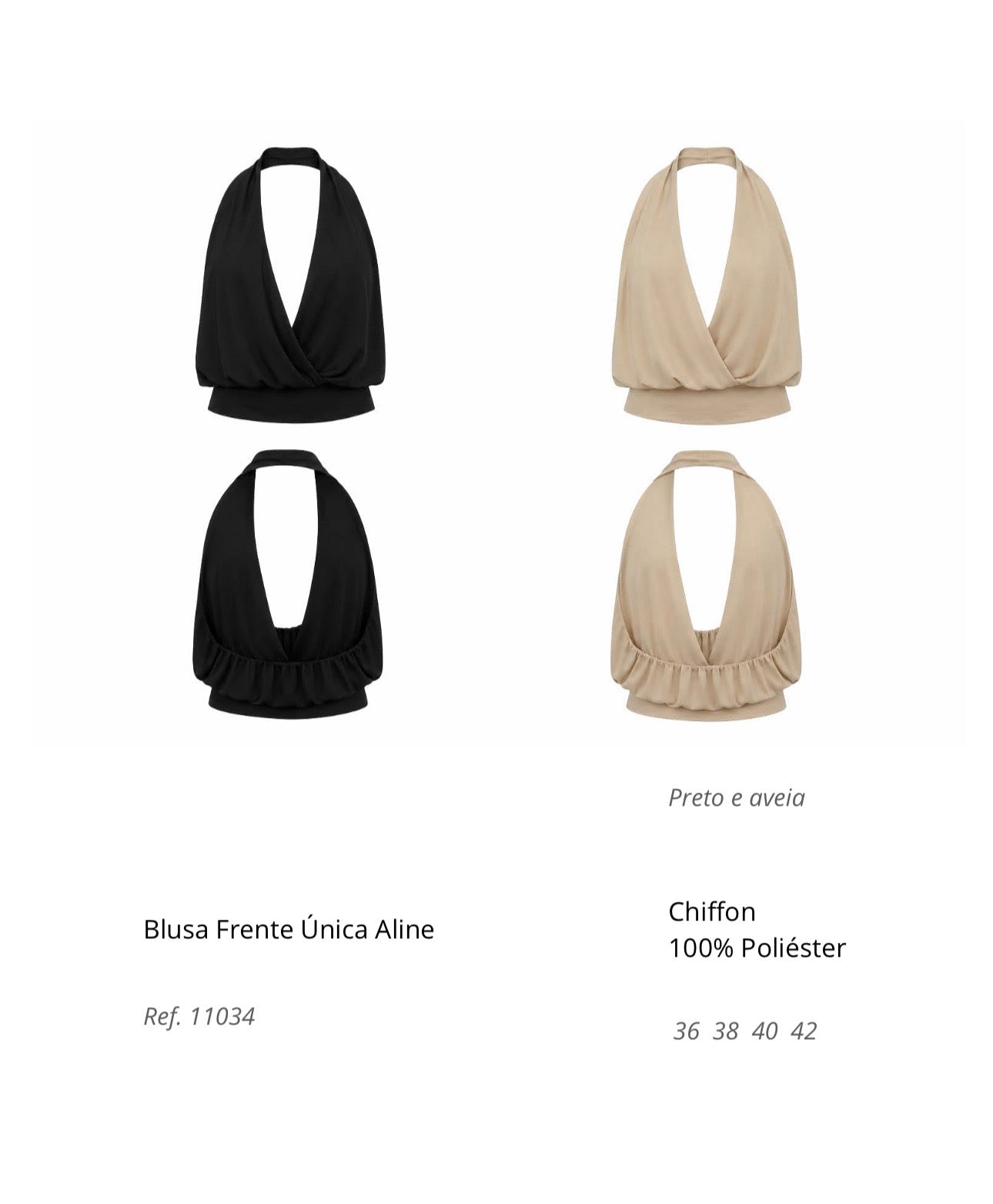 BLUSA FRENTE ÚNICA ALINE