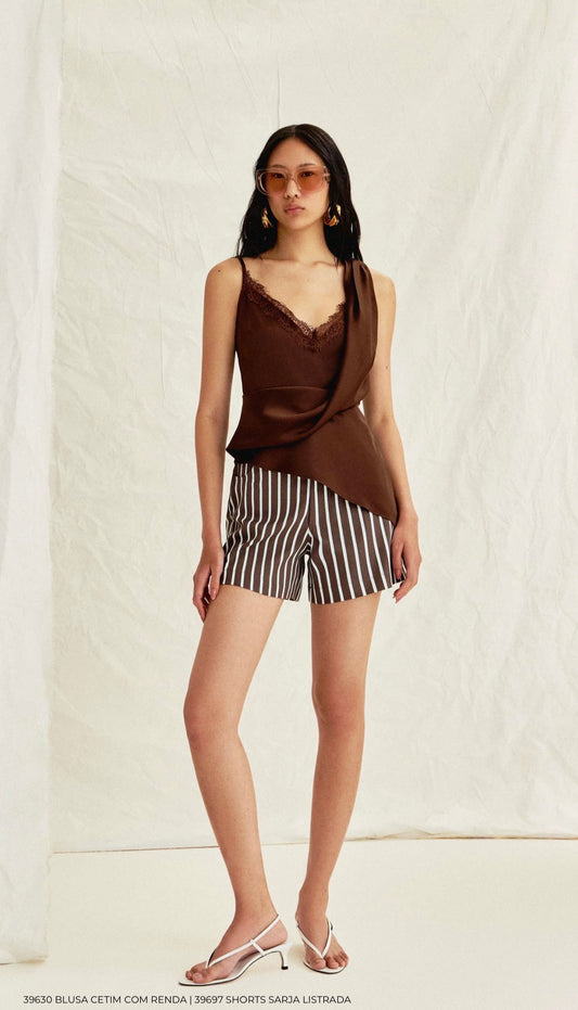 SHORTS SARJA LISTRADA