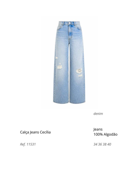 CALÇA JEANS CECÍLIA