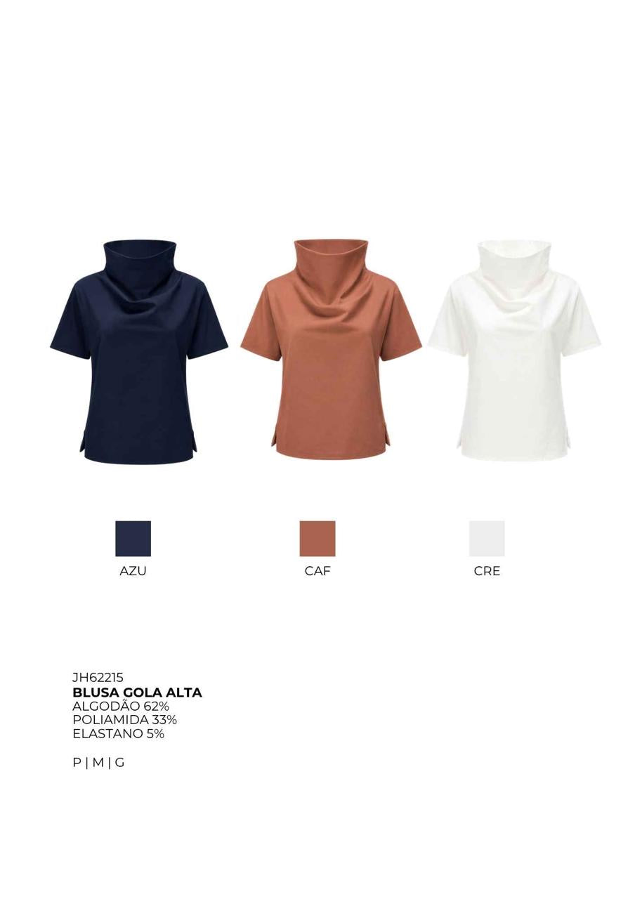 BLUSA GOLA ALTA