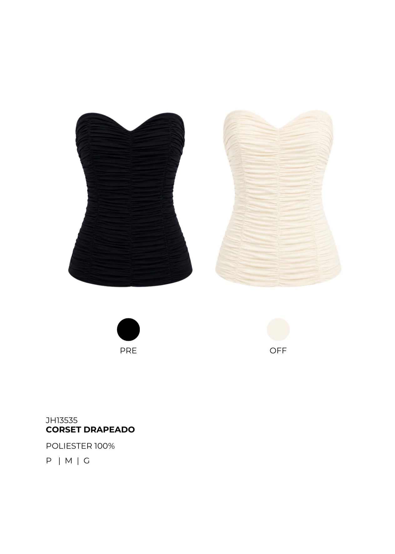 CORSET DRAPEADO