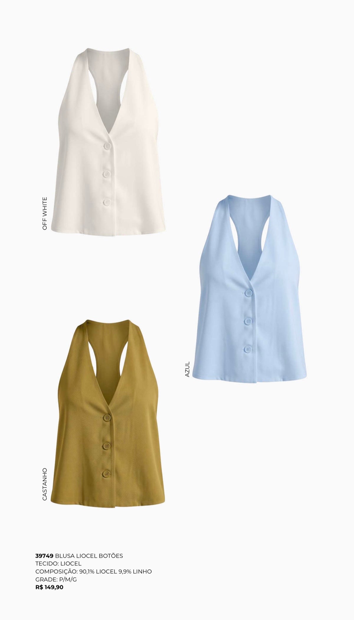 BLUSA LIOCEL BOTÕES