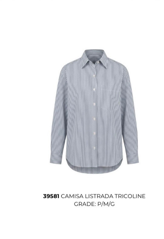 CAMISA LISTRADA TRICOLINE