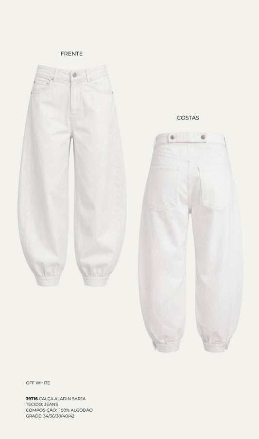 CALÇA ALADIN SARJA