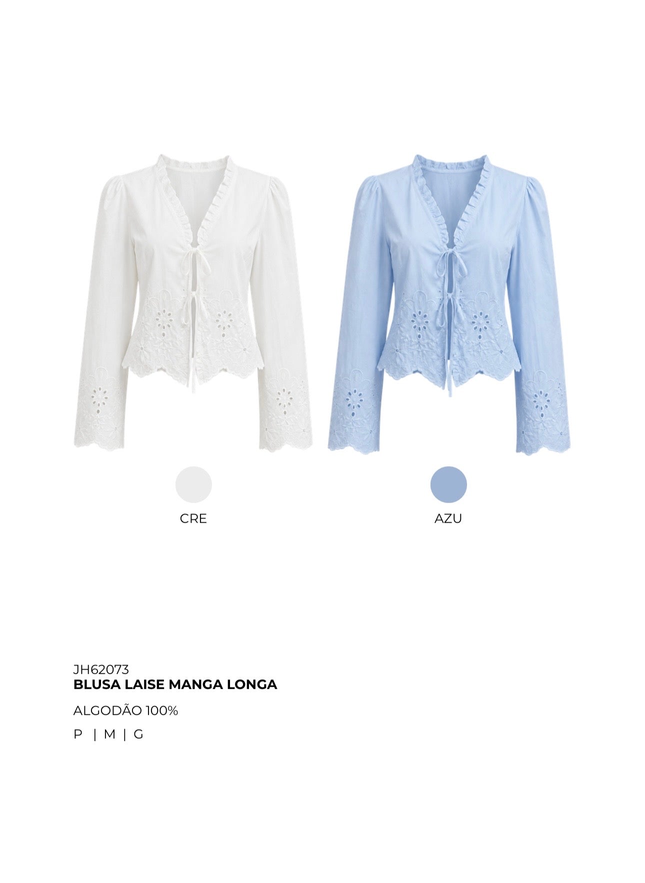 BLUSA LAISE MANGA LONGA