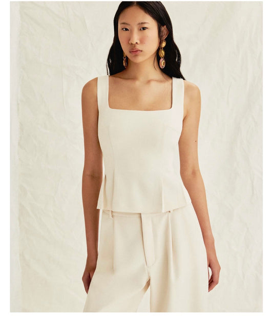 BLUSA PEPLUM ALFAIATARIA