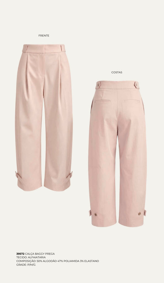 CALÇA BAGGY PREGA
