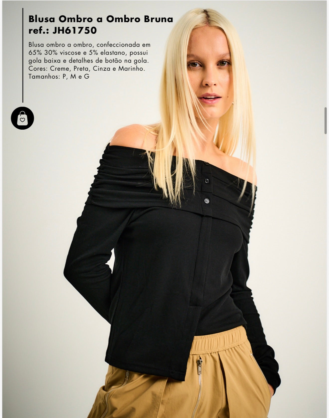 BLUSA OMBRO A OMBRO BRUNA