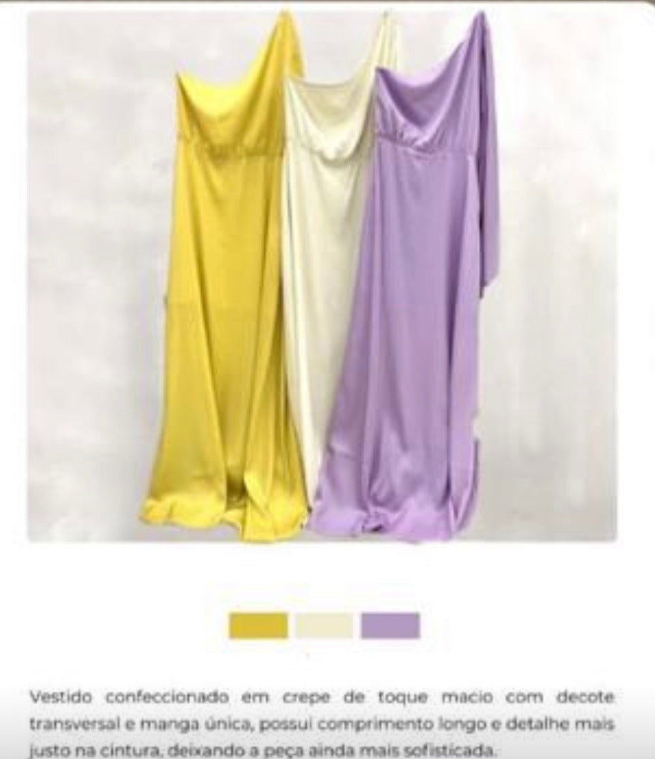 VESTIDO UM OMBRO SÓ