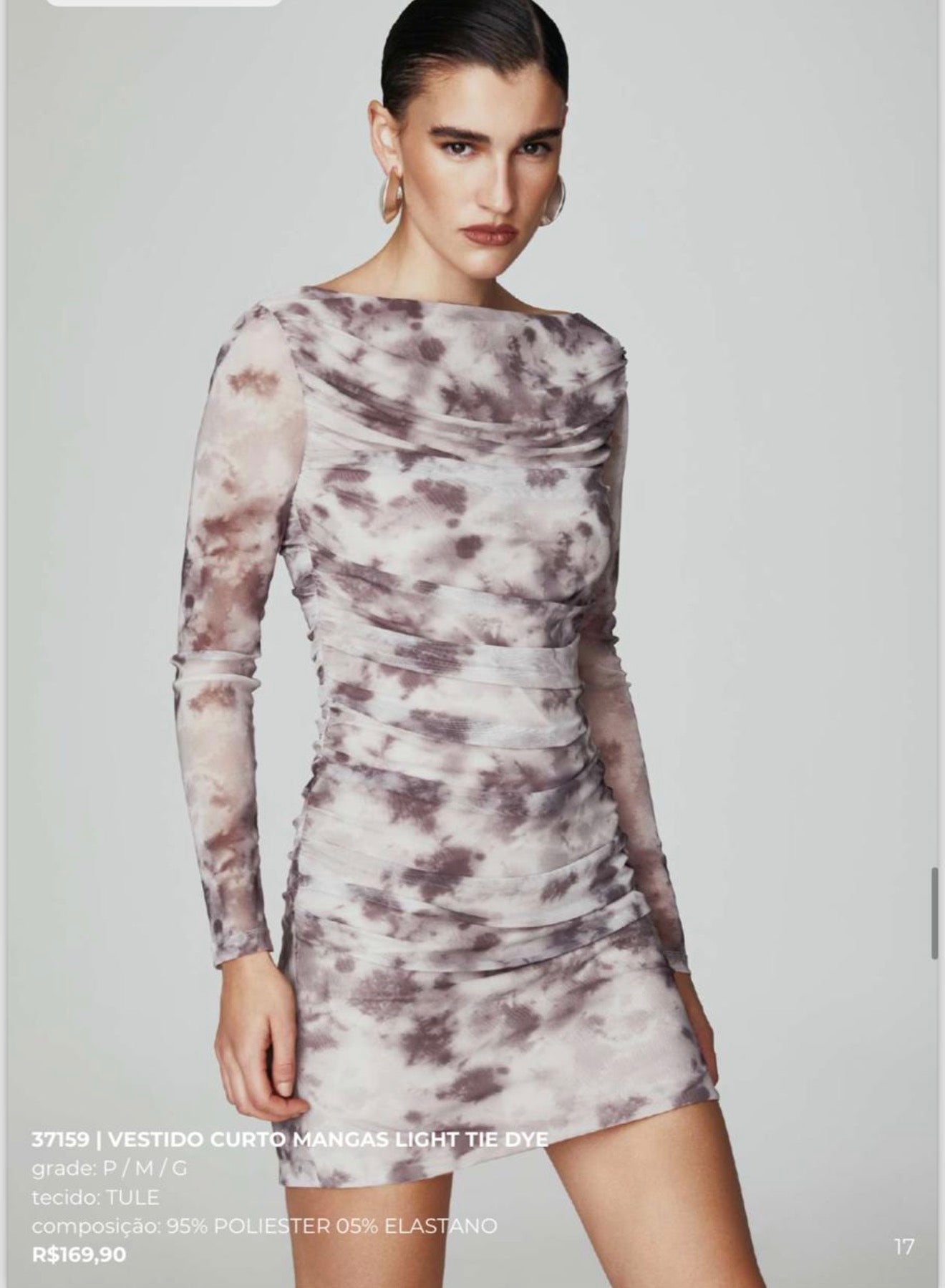 VESTIDO CURTO TIE DYE