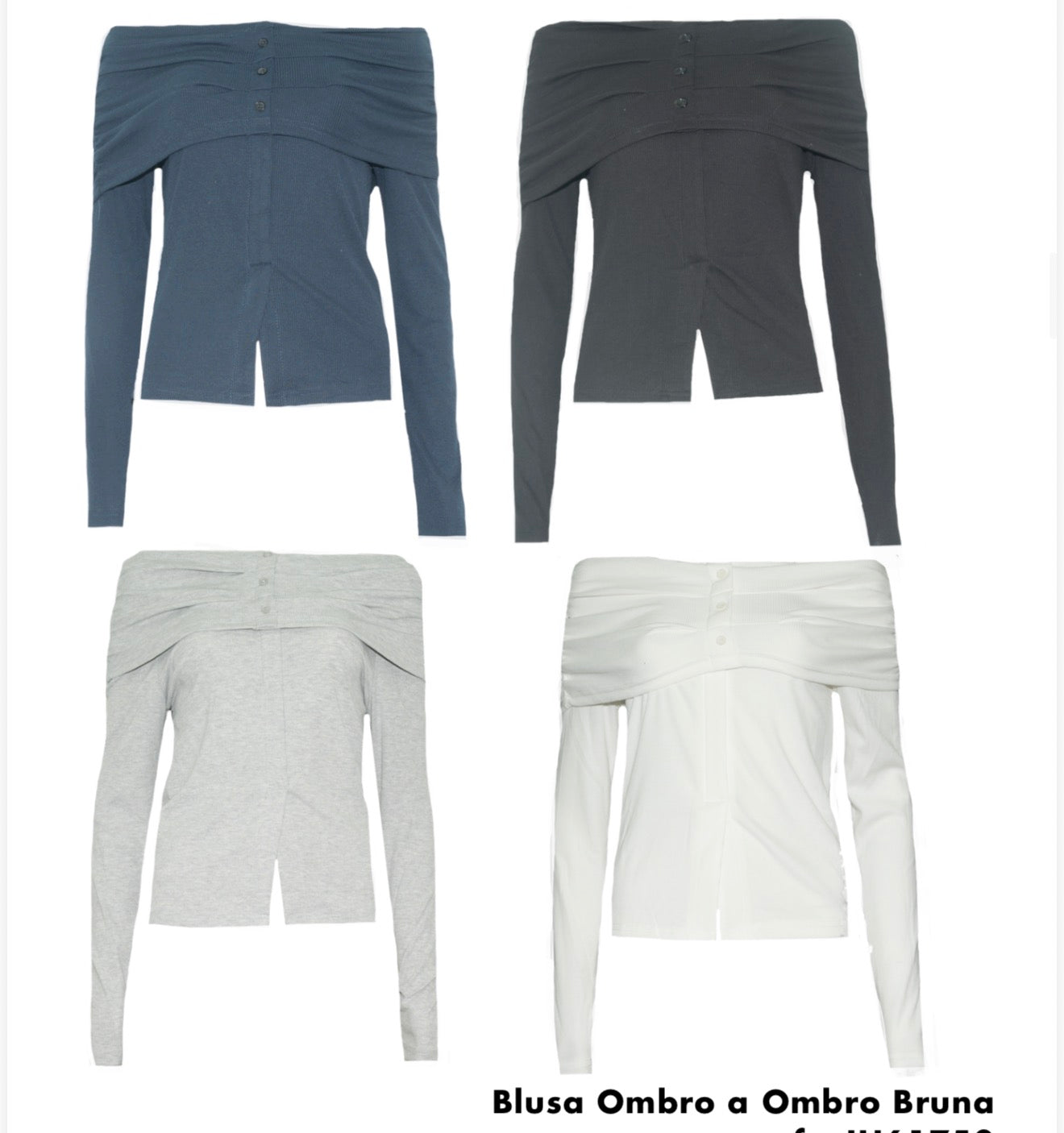 BLUSA OMBRO A OMBRO BRUNA