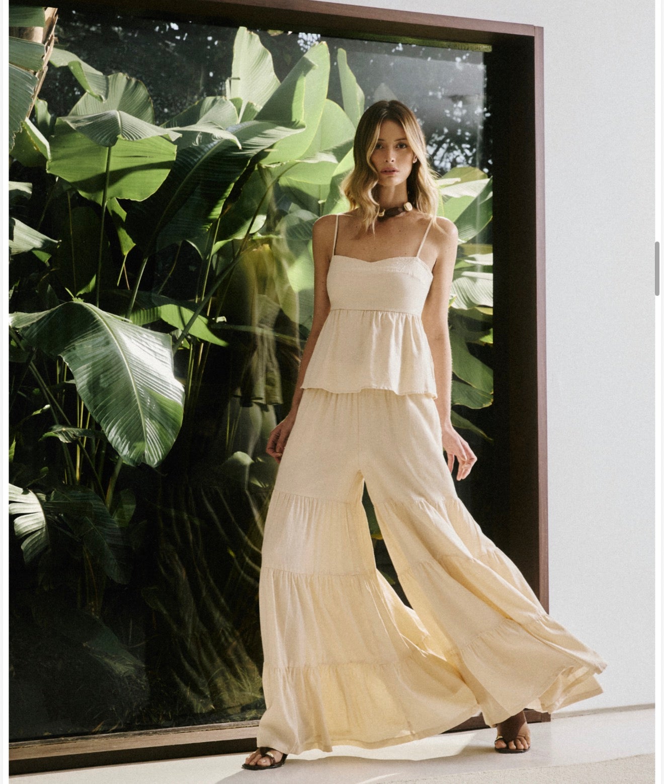 CALÇA PANTALONA LINHO NASSAY