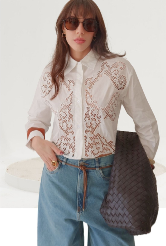 CAMISA RENDA