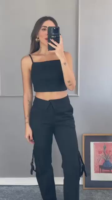CALÇA ALFAIATARIA BOLSO LATERAL