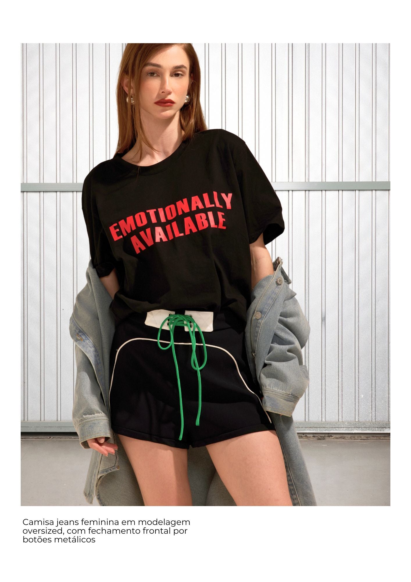CAMISA JEANS BÁSICA