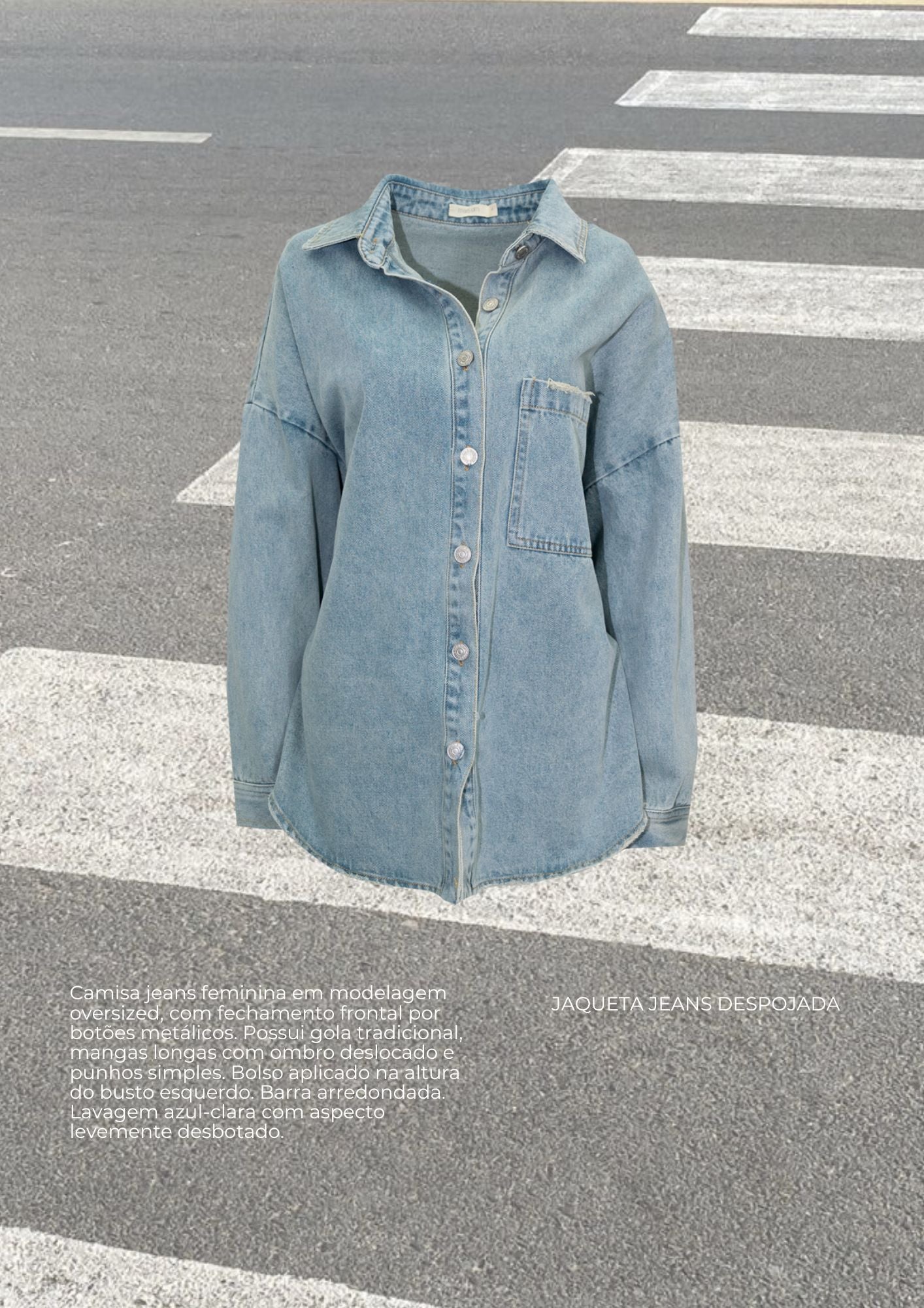 CAMISA JEANS BÁSICA