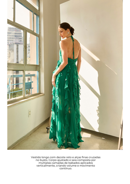 VESTIDO DECOTE CRUZADO