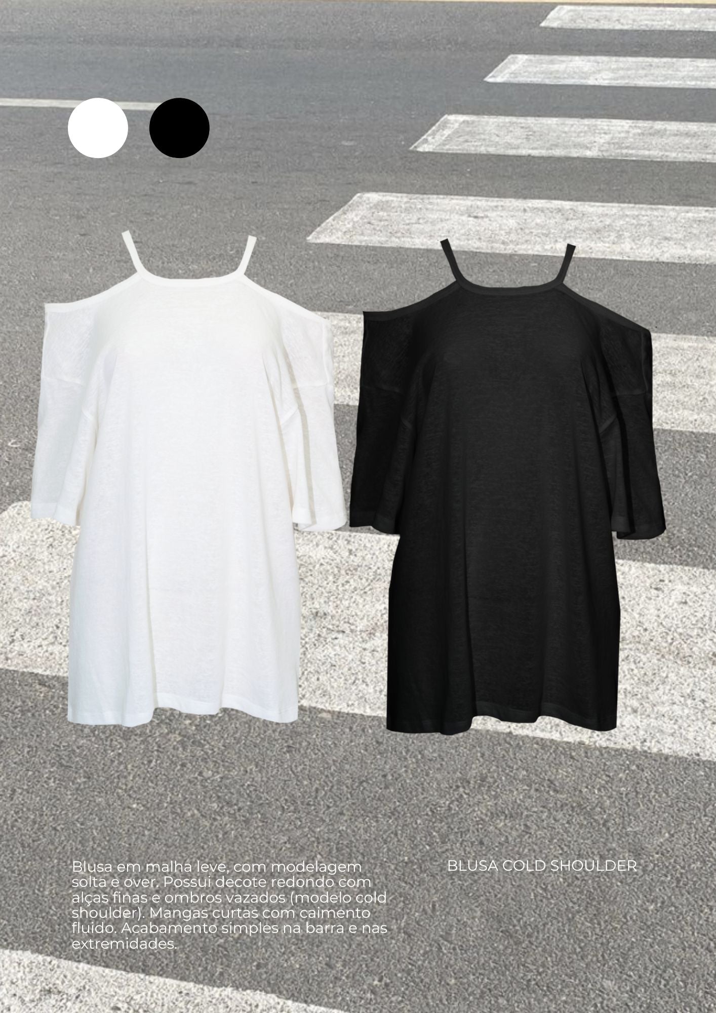BLUSA COLD SHOULDER