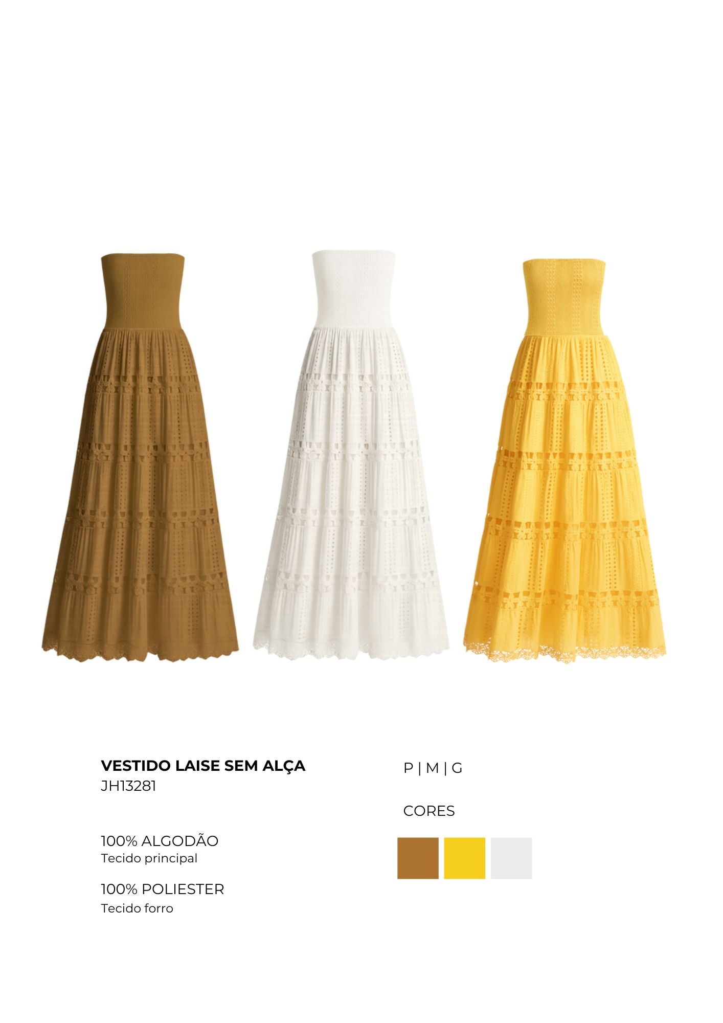 VESTIDO LAISE SEM ALÇA