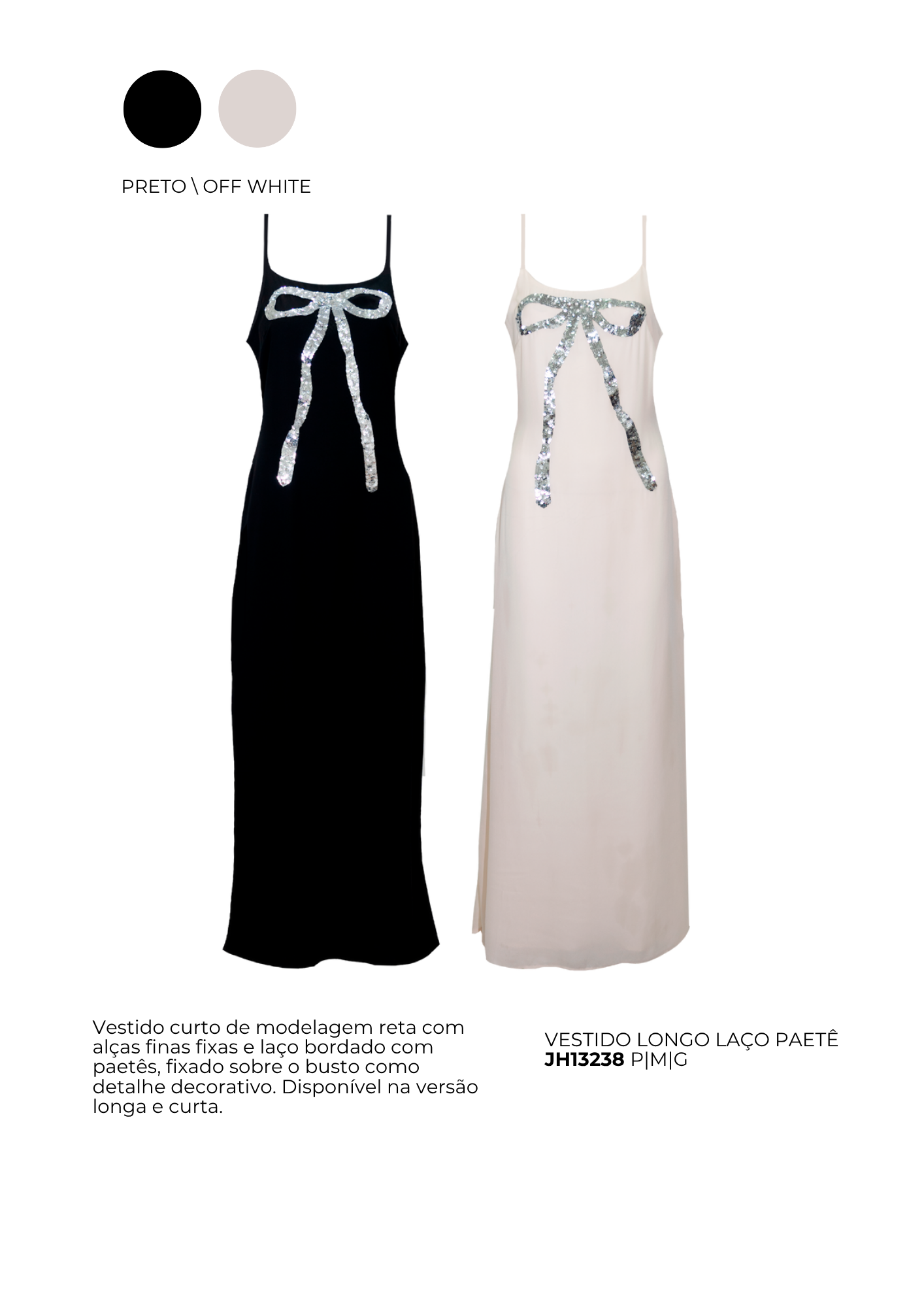 VESTIDO LAÇO LONGO