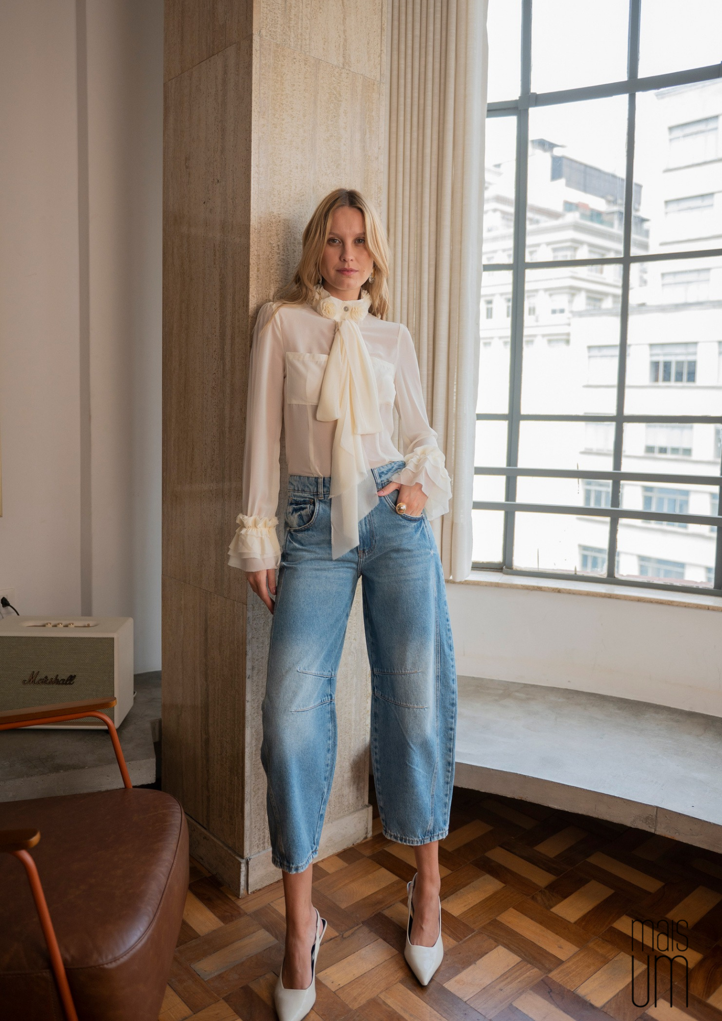 CALÇA JEANS BARREL JULIA